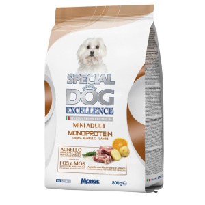 Special Dog Excellence Monoprotein Mini adult Bárány & Rizs & Burgonya & Narancs 800g