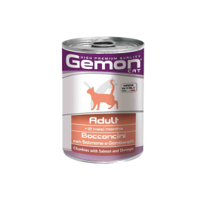 Gemon Cat adult lazac/rák konzerv 415g-os kiaserelés