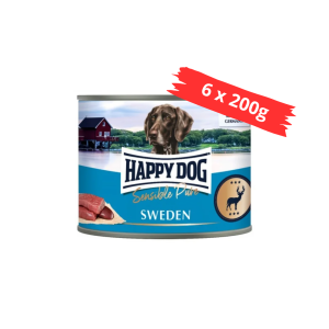 Happy Dog Sweden vadas konzerv 6 x 200g