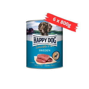 Happy Dog Sweden vadas konzerv 6 x 800g