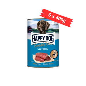 Happy Dog Sweden vadas konzerv 6 x 400g