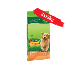 Friskies Balance csirke & zöldség 2x15kg