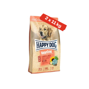 Happy Dog natur-croq Lazac-rizs kutyatáp