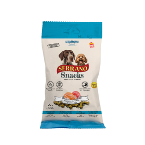 Serrano lazac és tonhal jutalomfalat kutyáknak 100g