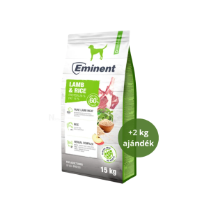 Eminent Adult Bárány és rízs száraz kutyaeledel 15+2kg