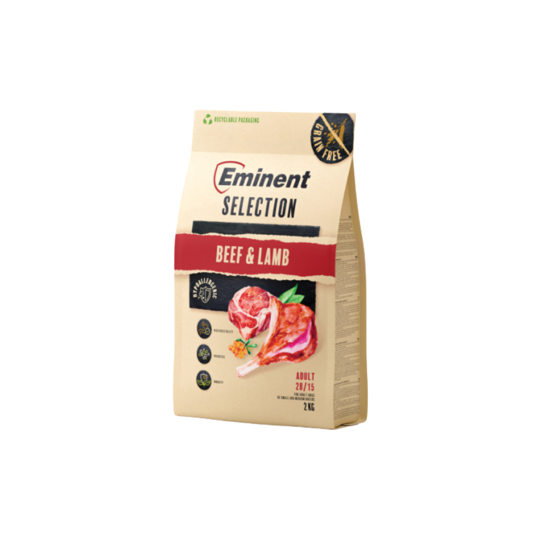 Eminent Selection Adult Marha és bárány száraz kutyaeledel 2kg