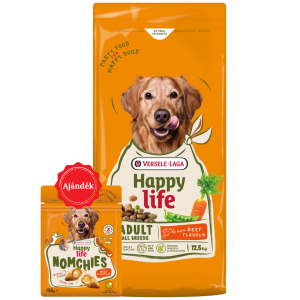 Happy Life marhás szárazeledel felnőtt kutyáknak 12,5kg
