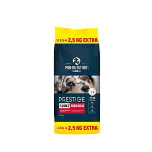 Pro-Nutrition Prestige szárazeledel felnőtt kutyáknak sertéssel és almával 14+2,5kg