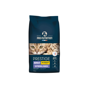 Pro-Nutrition Prestige száraztáp ivartalanított és hízásra hajlamos macskáknak csirke és sertéshússal 10kg